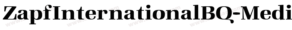 ZapfInternationalBQ-Medium字体转换