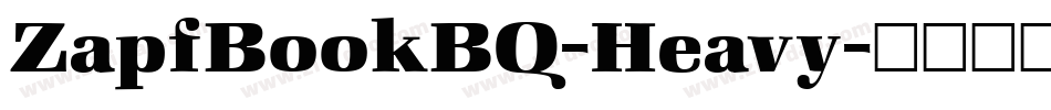 ZapfBookBQ-Heavy字体转换
