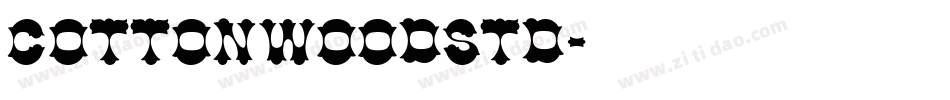 CottonwoodStd字体转换