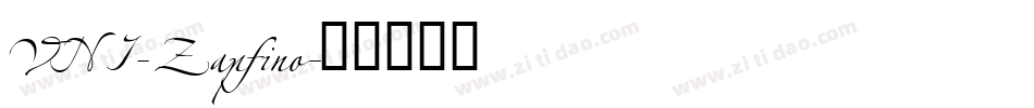 VNI-Zapfino字体转换