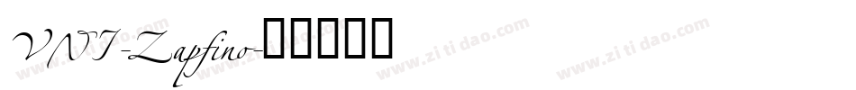 VNI-Zapfino字体转换