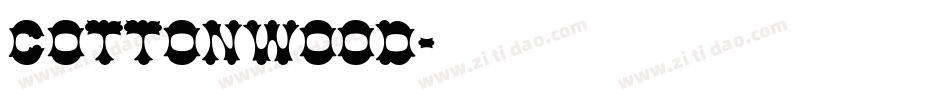 Cottonwood字体转换