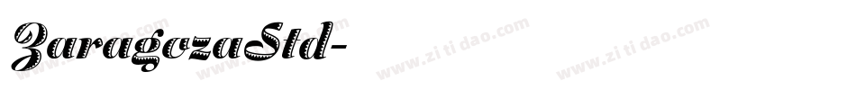 ZaragozaStd字体转换