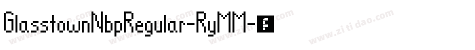 GlasstownNbpRegular-RyMM字体转换