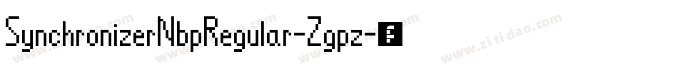 SynchronizerNbpRegular-Zgpz字体转换