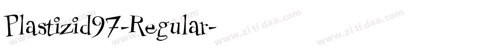 Plastizid97-Regular字体转换