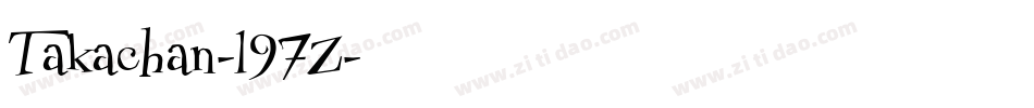 Takachan-l97Z字体转换
