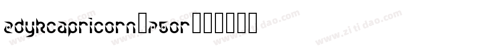 ZdykCapricorn-750R字体转换