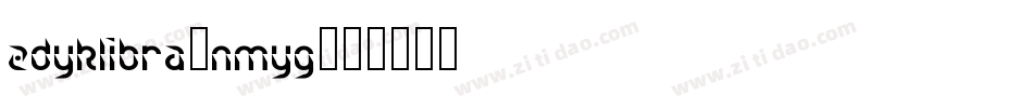 ZdykLibra-nMYg字体转换