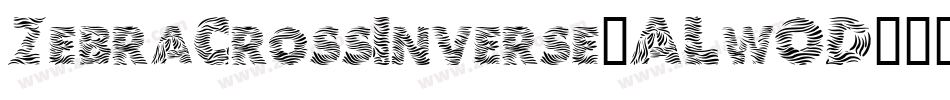ZebraCrossInverse-ALwOD字体转换