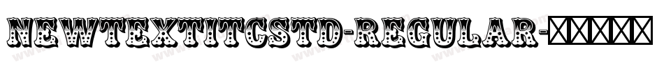 NewtextITCStd-Regular字体转换