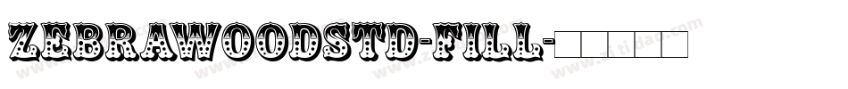 ZebrawoodStd-Fill字体转换