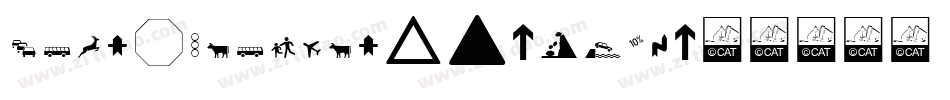 SignsZeichen20-LV6E字体转换