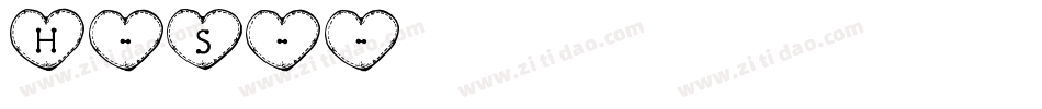 Hearts-St-1字体转换
