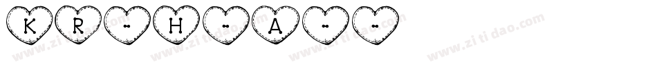 KR-Hearts-Along-1字体转换