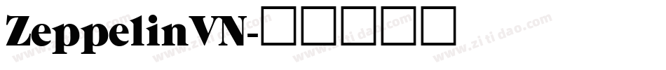 ZeppelinVN字体转换