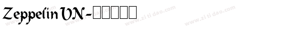 ZeppelinVN字体转换