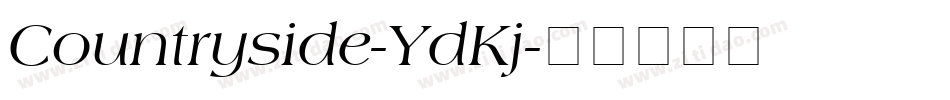 Countryside-YdKj字体转换
