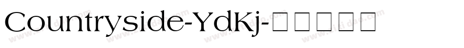 Countryside-YdKj字体转换