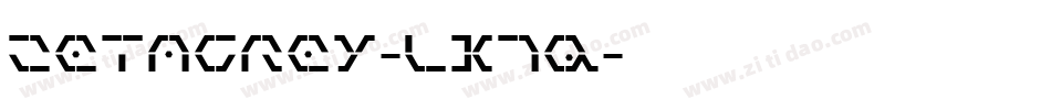 ZetaGrey-lK7q字体转换