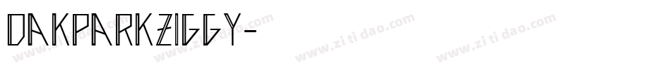 OakParkZiggy字体转换