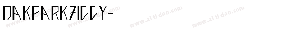 OakParkZiggy字体转换