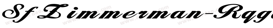 SfZimmerman-Rqgv字体转换