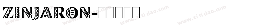 ZINJARON字体转换