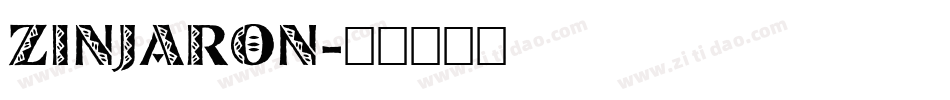 ZINJARON字体转换
