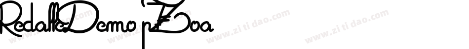RedalleDemo-p7Zoa字体转换