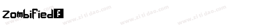 Zombified字体转换