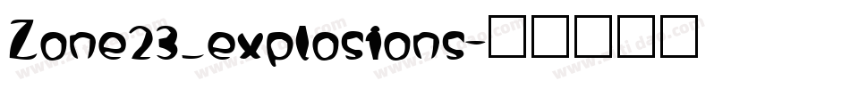 Zone23_explosions字体转换