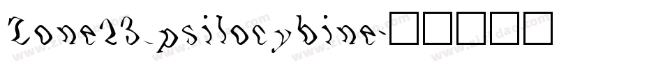 Zone23_psilocybine字体转换