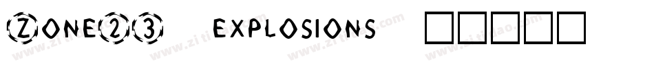 Zone23_explosions字体转换