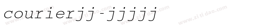 courier字体字体转换