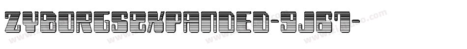ZyborgsExpanded-9j67字体转换