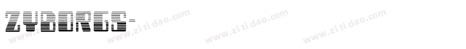 Zyborgs字体转换
