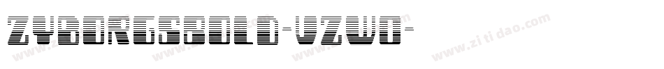 ZyborgsBold-VZW0字体转换