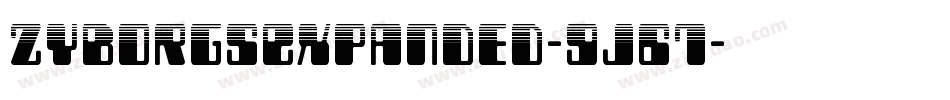 ZyborgsExpanded-9j67字体转换