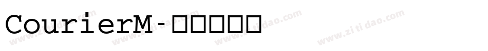 CourierM字体转换