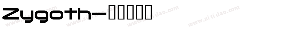 Zygoth字体转换