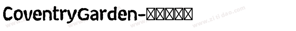 CoventryGarden字体转换
