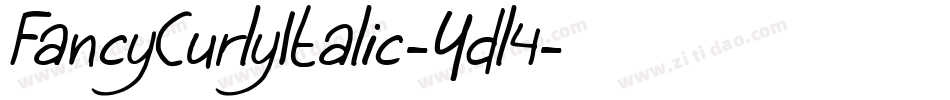 FancyCurlyItalic-Ydl4字体转换