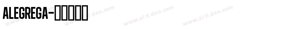 alegrega字体转换