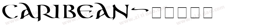 Caribean字体转换
