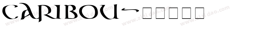 Caribou字体转换