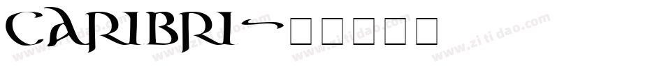Caribri字体转换