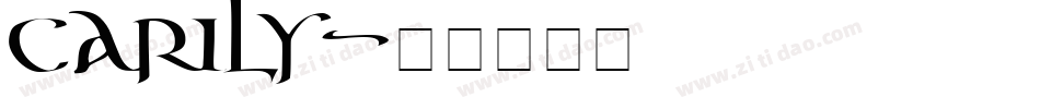 Carily字体转换