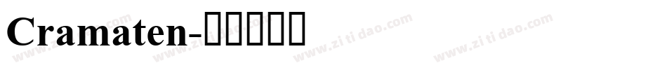 Cramaten字体转换