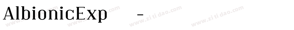 AlbionicExp生成器字体转换